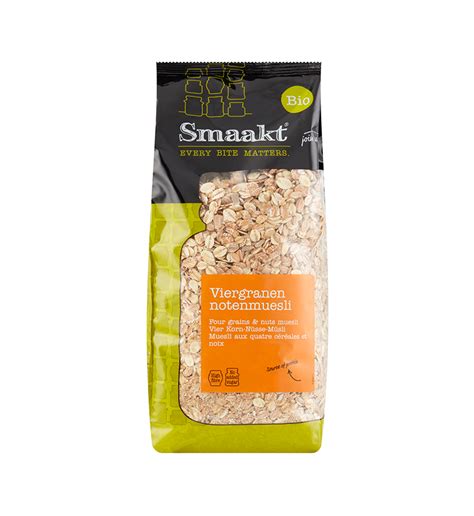 Smaakt Viergranen Notenmuesli Foodshop Bio