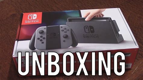 Nintendo Switch Unboxing Gray 32gb Youtube