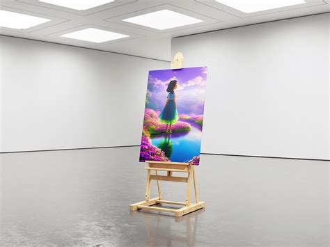 art gallery mockup :: Behance