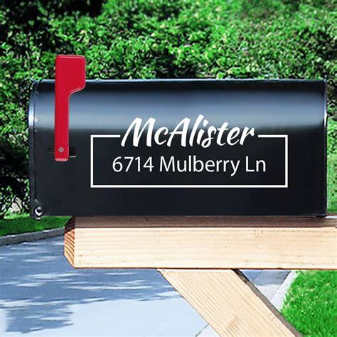 Amazon Personalized Last Name Mailbox Topper Sign House Numbers