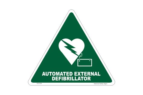 Aed Defibrillator Signs Free Printable