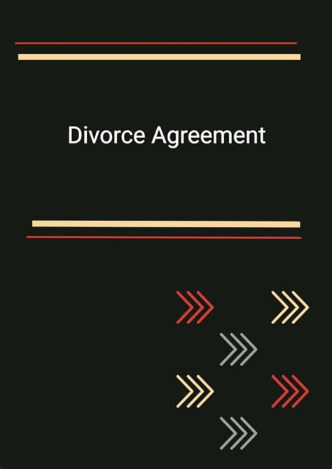 Divorce Agreement Template In Word Doc Husband Docpro