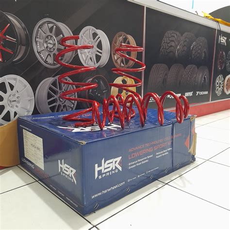 Jual LOWERING KIT HSR MERAH MOBIL HONDA BRIO JAZZ Per Mobil Supaya