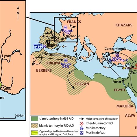 Map Of The Islamic Empire