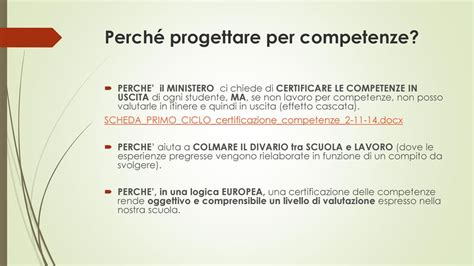 Progettare Per Competenze Ppt Scaricare