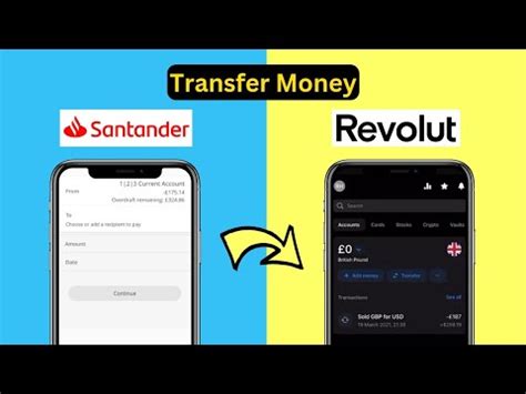 Santander To Revolut Money Transfer Make Payment Santander Send