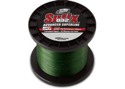 Sufix Braid Fishing Line Low Vis Green Lb Yd Ebay