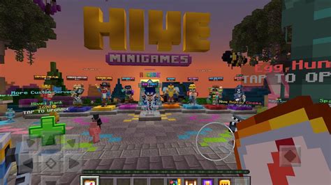 Playing Minecraft On Hive Mini Games Youtube