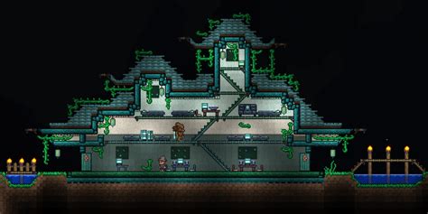 Dynasty House I made :) : Terraria