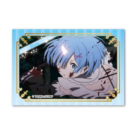 Re Zero Kara Hajimeru Isekai Seikatsu BIG Square Can Badge Rem A Kyou