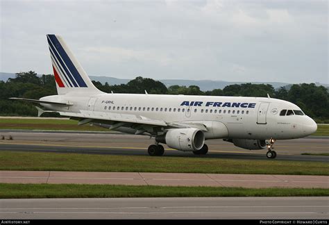 Aircraft Photo Of F Grhl Airbus A Air France Airhistory