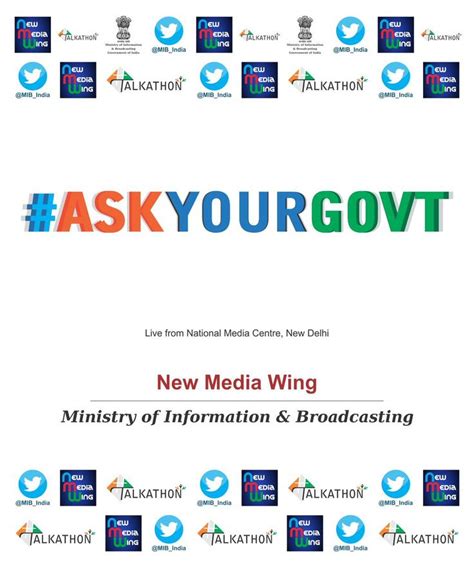 Ministry Of Information And Broadcasting On Twitter India Broadcast