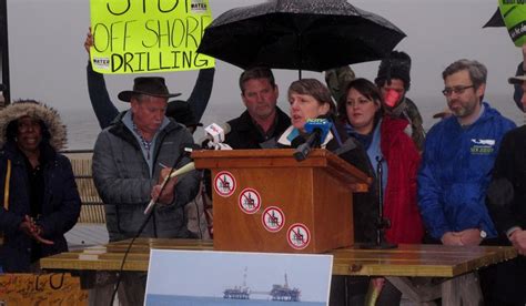 Offshore Drilling Foes Denied Microphone Hold Rallies Washington Times