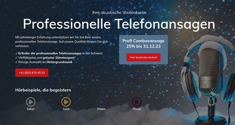 Professionelle Telefonansagen Ihre Akustische Visitenkarte