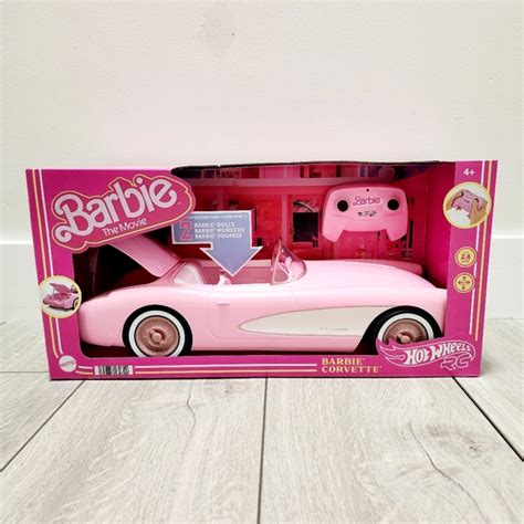 Mattel Toys Barbie The Movie Hot Wheels Rc Corvette Remote Control Car Poshmark