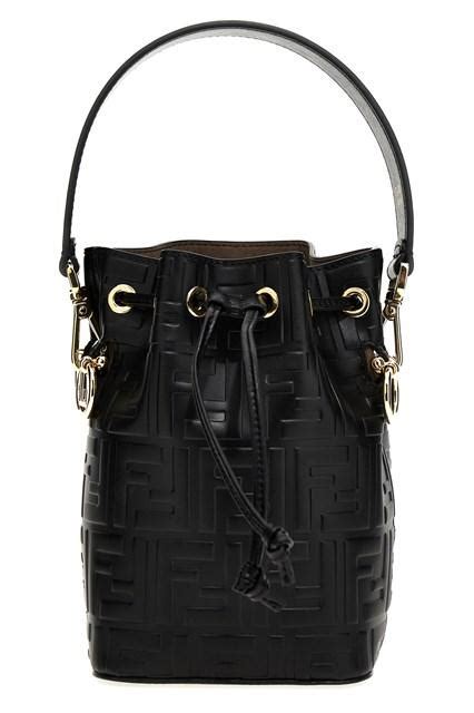 Fendi Mon Tresor Mini Bucket Bag In Black Lyst