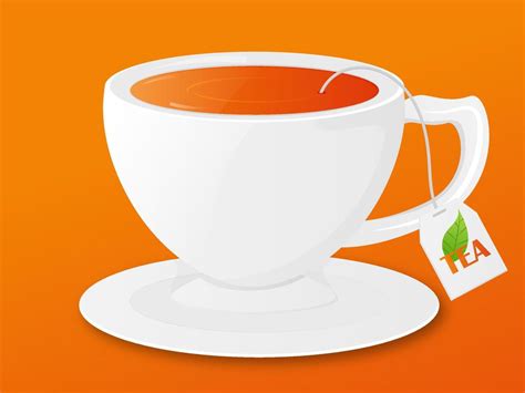 Cup Of Tea With Tea Bag Illustration 45818124 Vector Art At Vecteezy