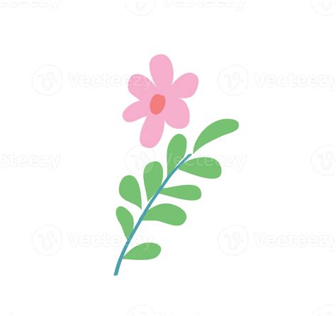 cute pastel flowers doodle 12667333 PNG