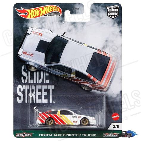 Hot Wheels Premium 2021 Car Culture Slide Street Toyota AE86 Sprinter Trueno Lazada