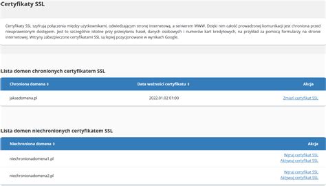 Czym jest certyfikat SSL i jak go uruchomić Centrum Pomocy