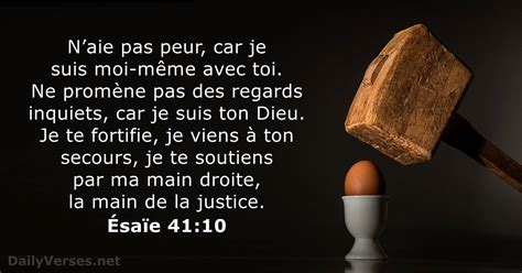 27 octobre 2021 Verset Biblique du Jour Ésaïe 41 10 DailyVerses net