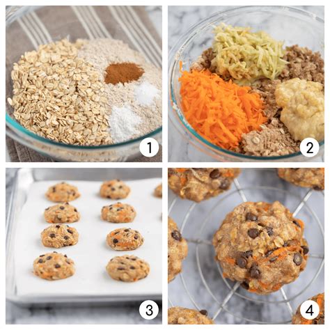 Healthy Breakfast Cookies Fruits And Veggies Packed In A Cookie