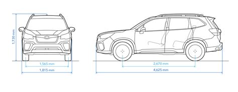 Subaru Forester Interior Dimensions