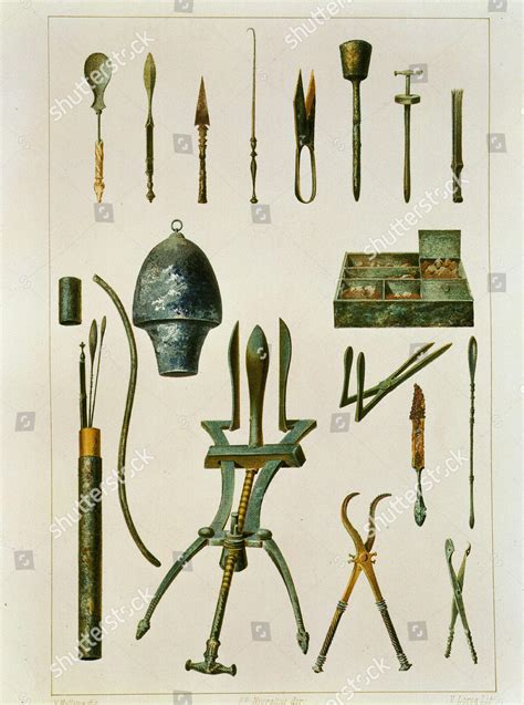 Medical Surgical Instruments Pompeii By Pasquale Editorial Stock Photo