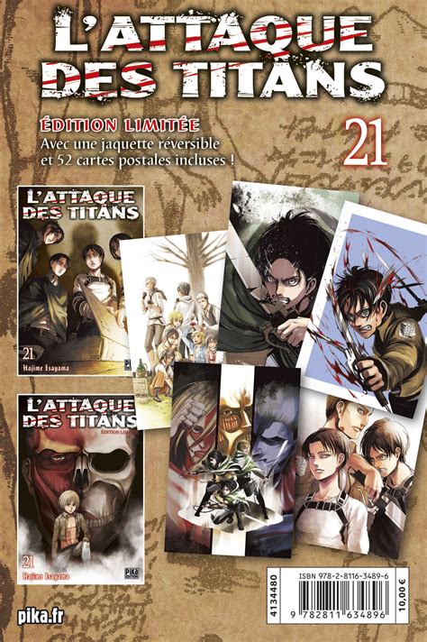 Une édition collector pour le tome 21 de L attaque des titans just