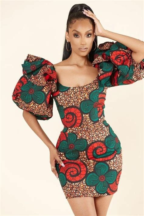 African Dresses For Women African Short Dress African Midi Dress African Birthday Dress