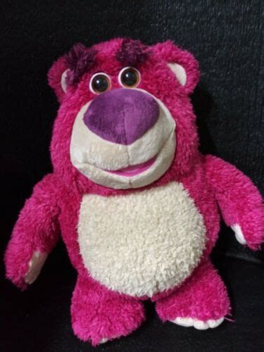 Lots O Huggin Interactive Bear Disney Toy Story Plush Stuffed Pink