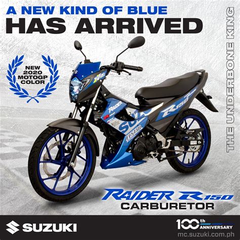 Suzuki Raider R150 Carburetor 2020 Motogp Blue Colour Arena Motosikal