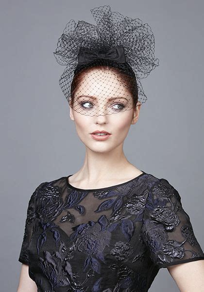 Rachel Trevor Morgan Millinery Spring Summer 2017 R1786 Black