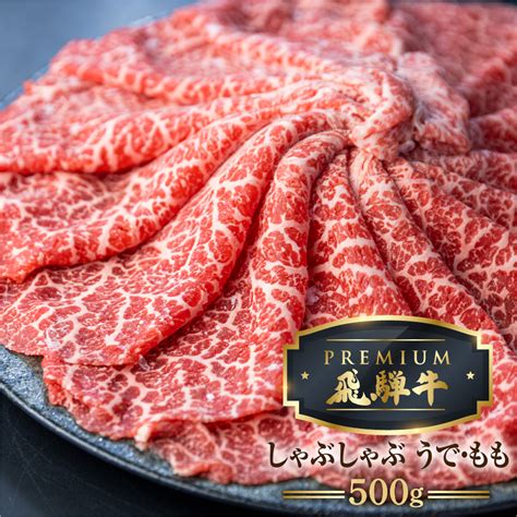 最飛び牛 飛騨牛 赤身 しゃぶしゃぶ 500g 5等級 A5 うでorもも 牛肉 和牛 ブランド牛 プレミアム ごちそう 贅沢飛騨牛 肉の沖村