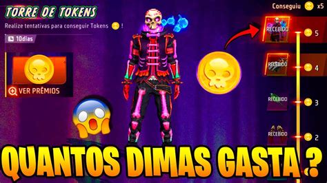 PEGUEI TUDO NOVO TORRE DE TOKENS FREE FIRE NOVA SKIN DE HALLOWEEN