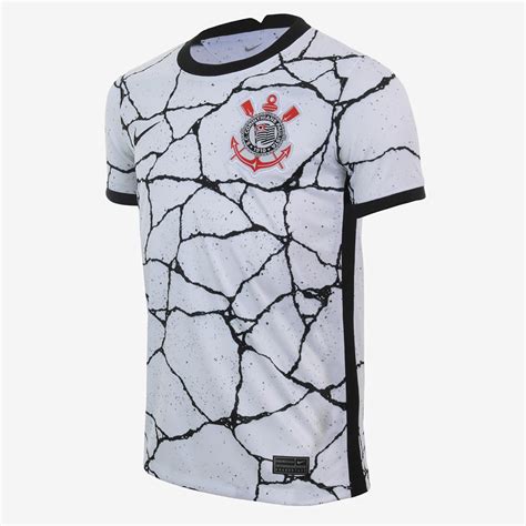 Camisa Nike Corinthians I 2021 22 Torcedor Infantil Nike