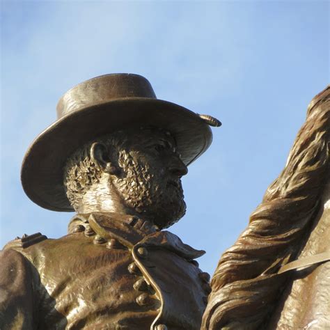 Equestrian statue of Ulysses S. Grant in IL Chicago US