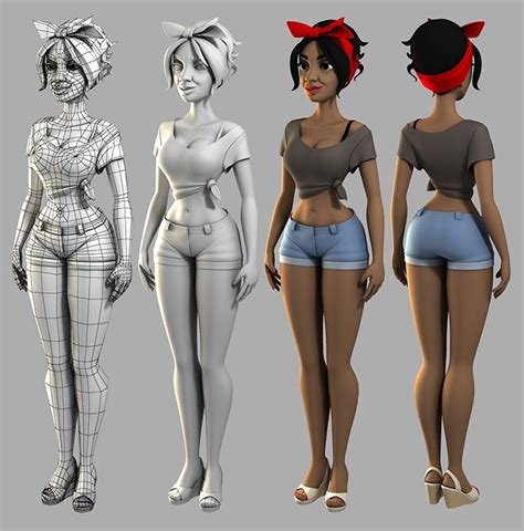 3ds Max Character Creation Chapter 1 Character Modeling 3d Character Character Creation