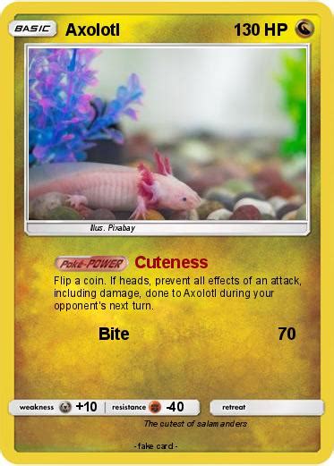 Pokémon Axolotl 182 182 Cuteness My Pokemon Card