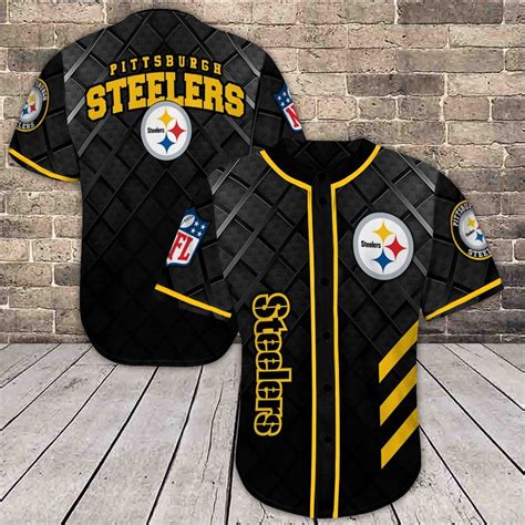 Pittsburgh Steelers Baseball Jersey 1 - Hearthtops Store