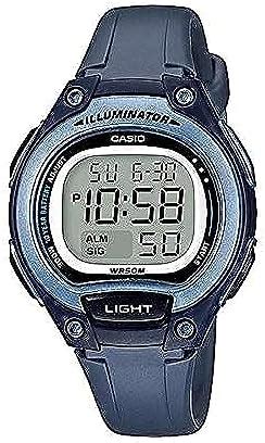 Rel Gio Feminino Casio Digital Lw Avdf Azul Amazon Br