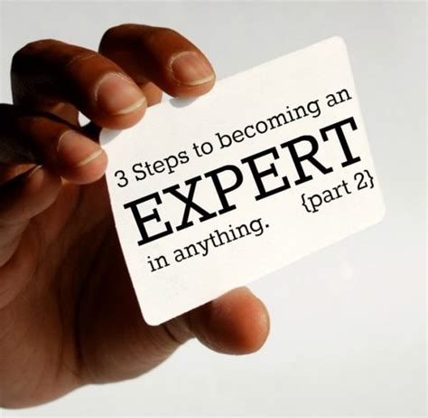 3 Steps To Becoming An Expert In Anything Part 2 Gifted Guru