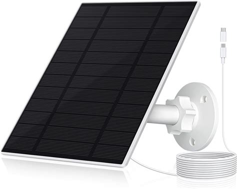 Panel Solar Para C Mara De Seguridad Paneles Solares Usb C De W Para