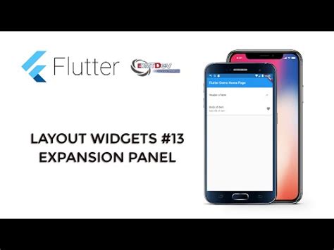 Learn Flutter Tutorial Layout Widgets Expansion Panel Mind Luster