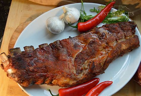 Pork Peri Peri Ribs Approx 900g Biltong St Marcus