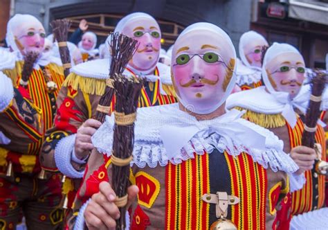 Carnaval 2017 Da Renda De Binche Fotografia Editorial Imagem De