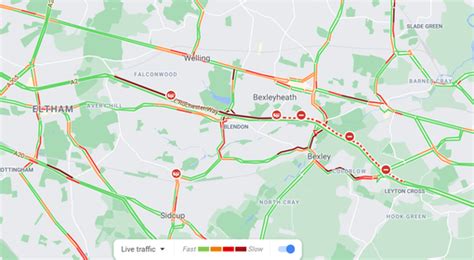 A2 Recap Two Crashes In Bexley And Gravesend Cause Huge Delays Kent Live