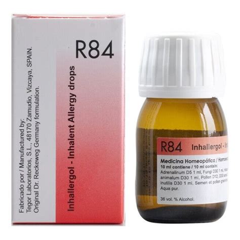 X Dr Reckeweg Germany R Inhalent Allergy Drops Ml Pack Ebay