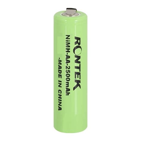 BATERIA AA 2500MAH 1 2V NI MH RONTEK TERMINAL VALVOLANDIA