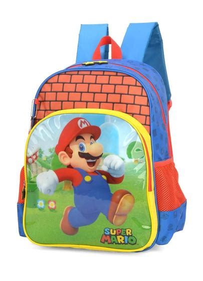 Mochila Super Mario Bros Media Costas Luxcel Ul Mochila Bolsa